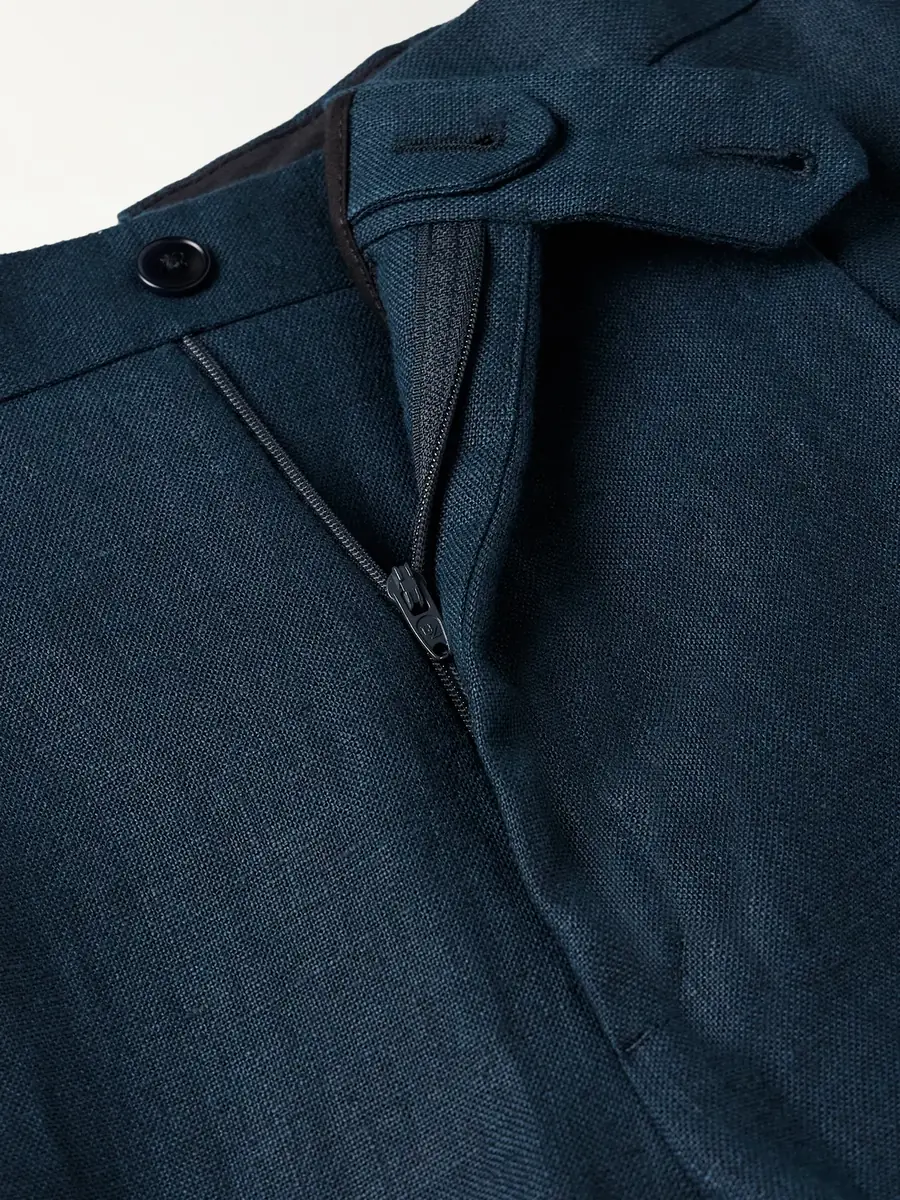 Saman Amel Slim-Fit Pleated Linen Suit Trousers - Men | Thumbnail 5