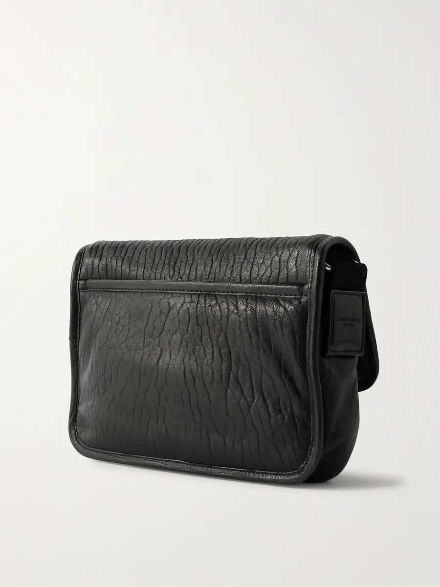 Saint Laurent Niki Small Logo-Appliquéd Textured-Leather Messenger Bag - Men | Thumbnail 3 Saint Laurent Niki Small Logo-Appliquéd Textured-Leather Messenger Bag - Men | Thumbnail 3