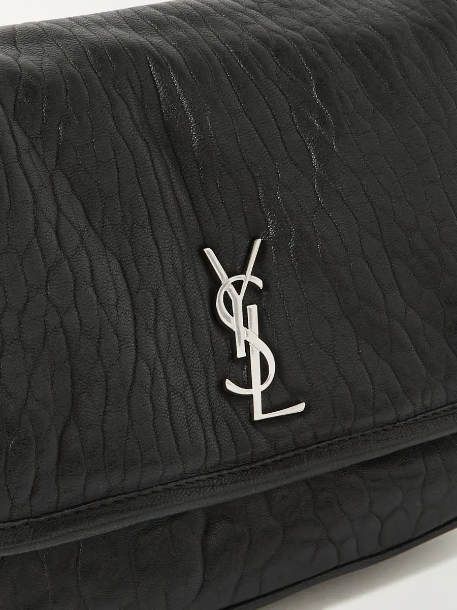 Saint Laurent Niki Small Logo-Appliquéd Textured-Leather Messenger Bag - Men | Thumbnail 4 Saint Laurent Niki Small Logo-Appliquéd Textured-Leather Messenger Bag - Men | Thumbnail 4