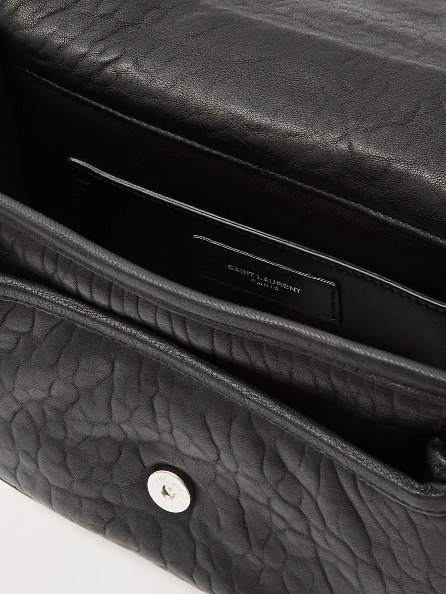 Saint Laurent Niki Small Logo-Appliquéd Textured-Leather Messenger Bag - Men | Thumbnail 5 Saint Laurent Niki Small Logo-Appliquéd Textured-Leather Messenger Bag - Men | Thumbnail 5