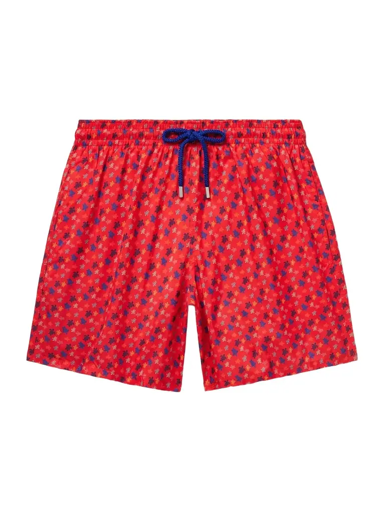 Vilebrequin Mahina traight-Leg Mid-Length Recycled wim Shorts - Men | Image 1 Vilebrequin Mahina traight-Leg Mid-Length Recycled wim Shorts - Men | Image 1