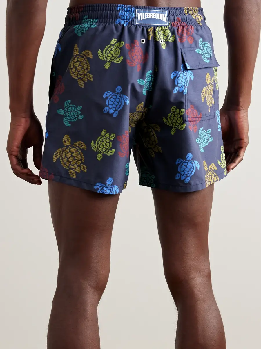 Vilebrequin Moorea traight-Leg Mid-Length ECONYL® wim Shorts - Men | Thumbnail 3