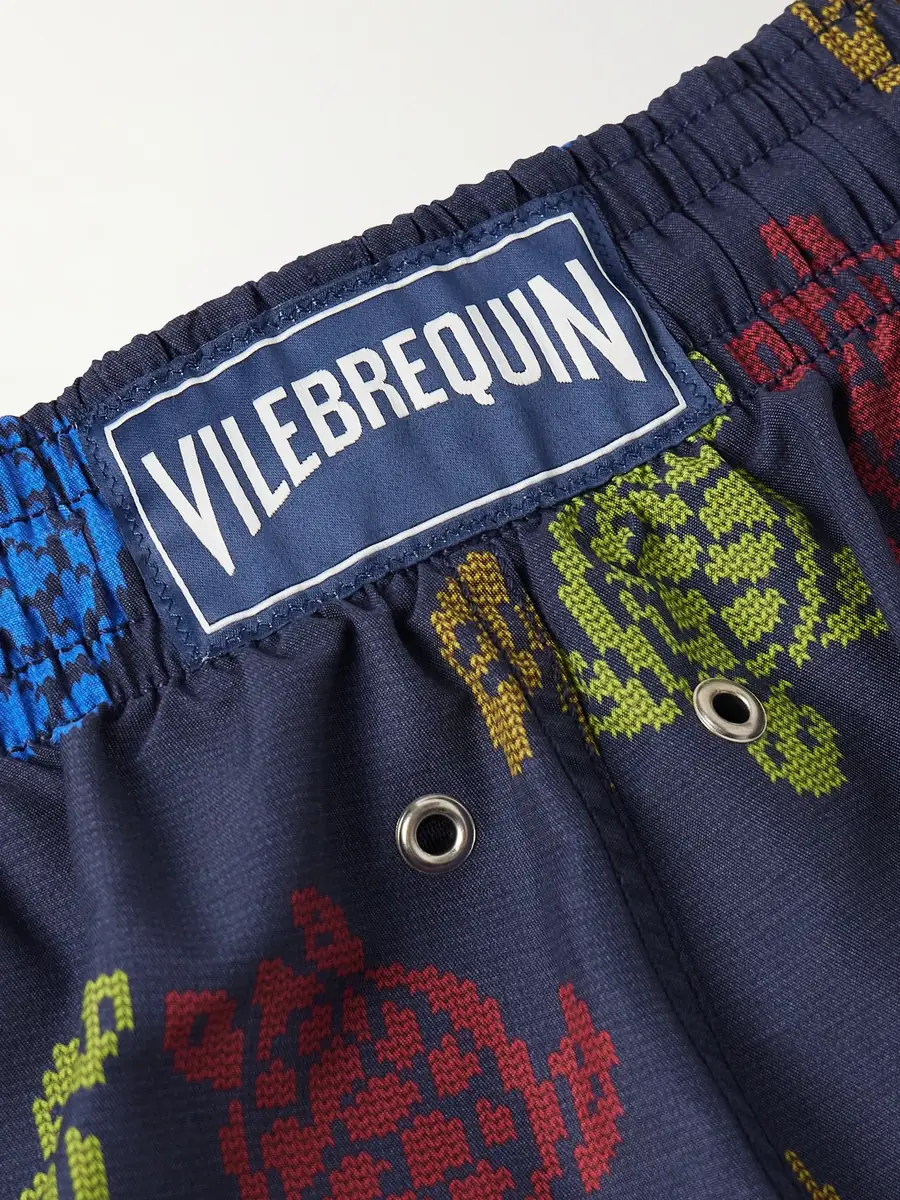 Vilebrequin Moorea traight-Leg Mid-Length ECONYL® wim Shorts - Men | Thumbnail 4