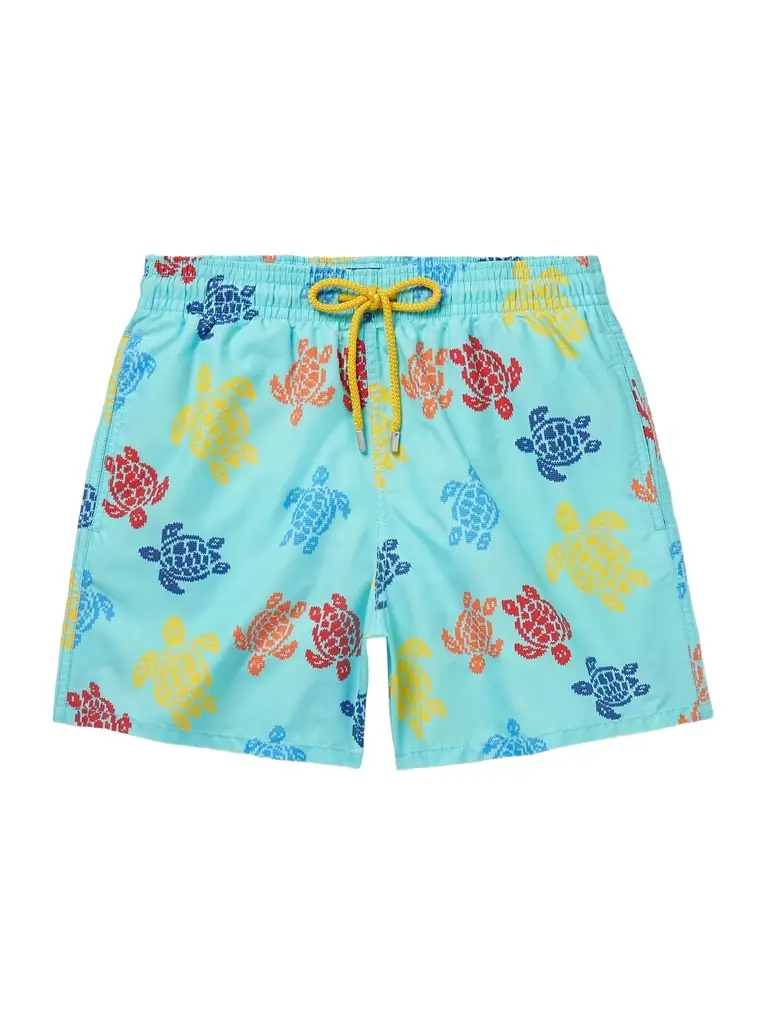 Moorea Straight-Leg Mid-Length Printed ECONYL® Swim Shorts - Men Moorea Straight-Leg Mid-Length Printed ECONYL® Swim Shorts - Men