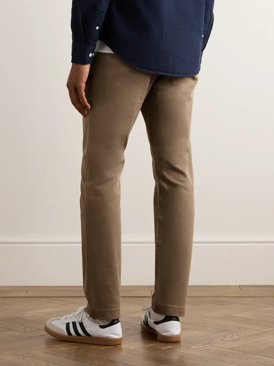 NN07 Theo 1420 Tapered Organic Cotton-Blend Twill Chinos - Men | Thumbnail 3