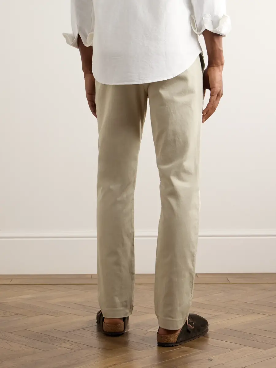 NN07 Theo 1420 Tapered Organic Cotton-Blend Twill Chinos - Men | Thumbnail 3