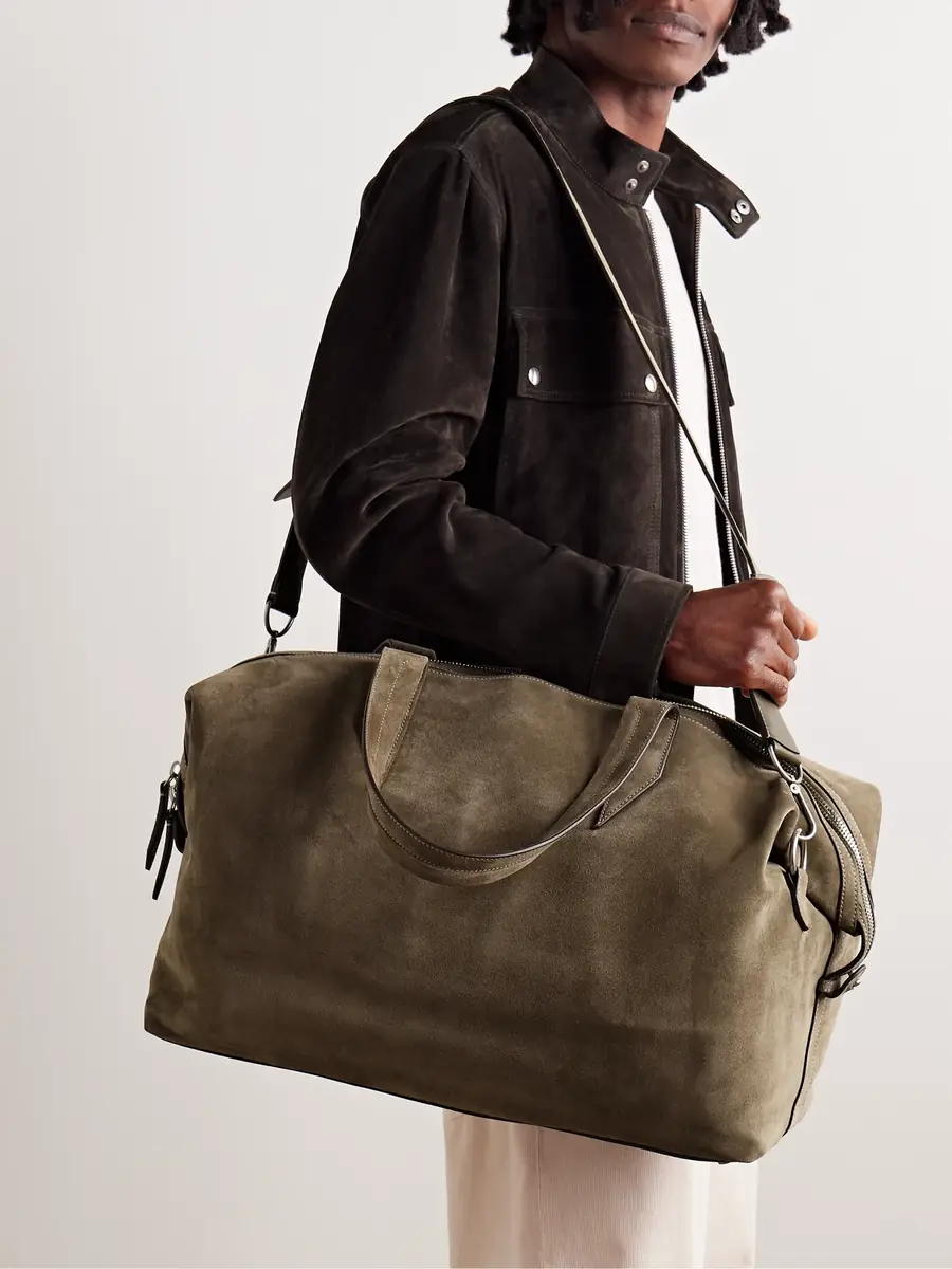 Métier Nomad Suede Weekend Bag - Men | Thumbnail 6 Métier Nomad Suede Weekend Bag - Men | Thumbnail 6