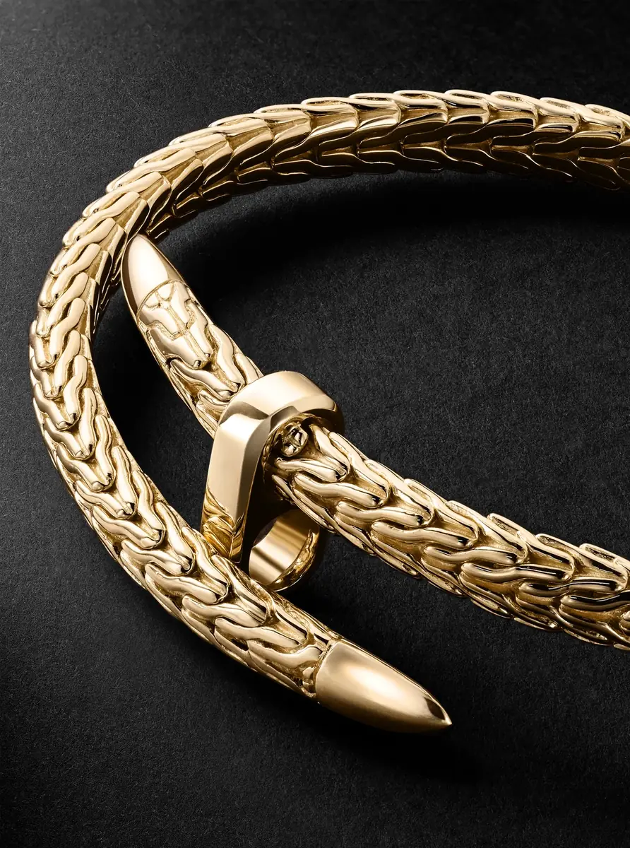 John Hardy Spear Gold Cuff - Men | Thumbnail 3
