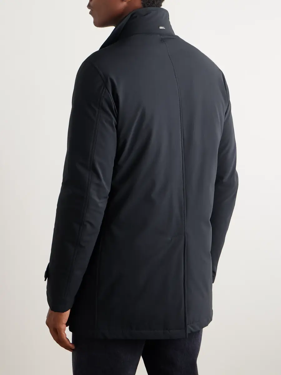 HERNO Double-Breasted Padded Stretch-Shell Down Peacoat - Men | Thumbnail 3 HERNO Double-Breasted Padded Stretch-Shell Down Peacoat - Men | Thumbnail 3