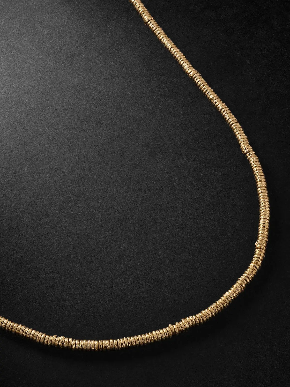 Heishi 14-Karat Gold Necklace - Men