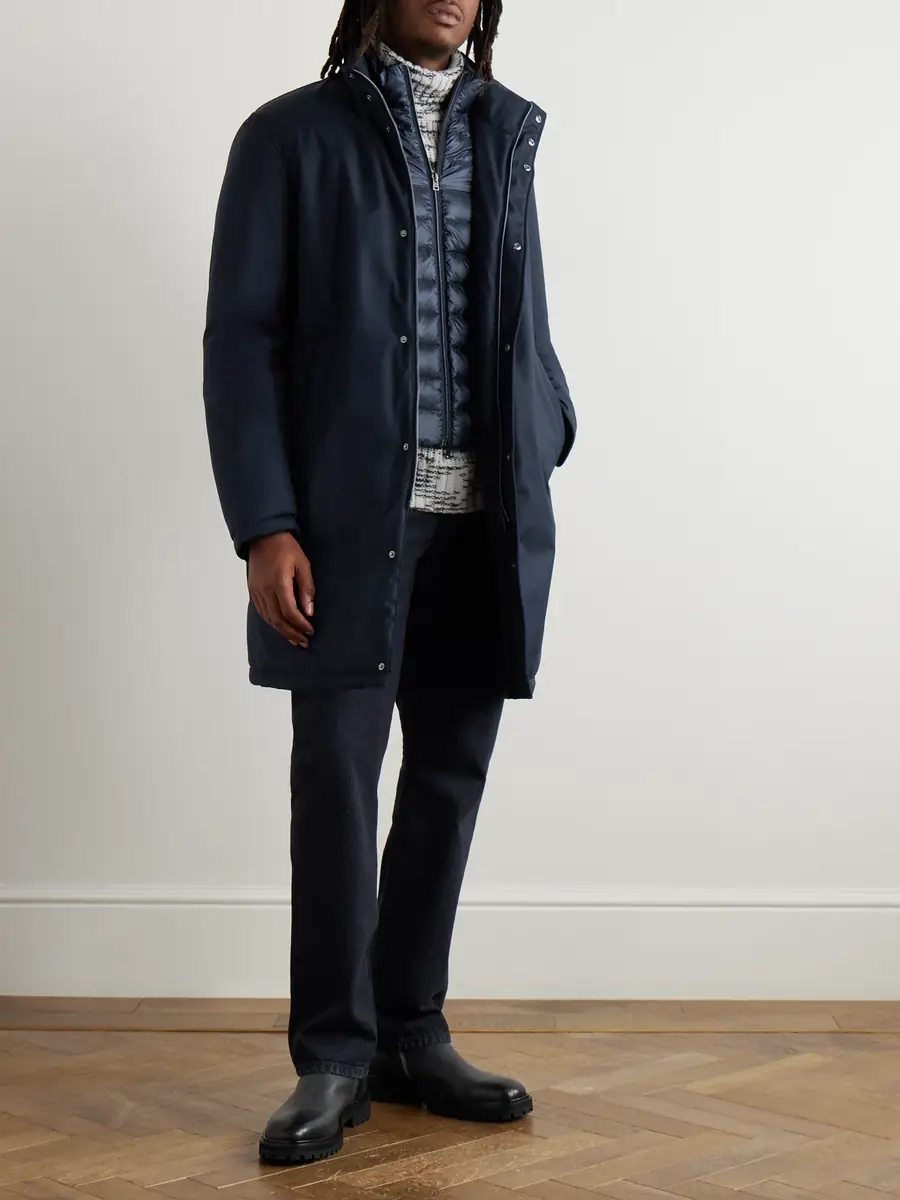 HERNO Layered Padded Shell Down Coat - Men | Thumbnail 2 HERNO Layered Padded Shell Down Coat - Men | Thumbnail 2