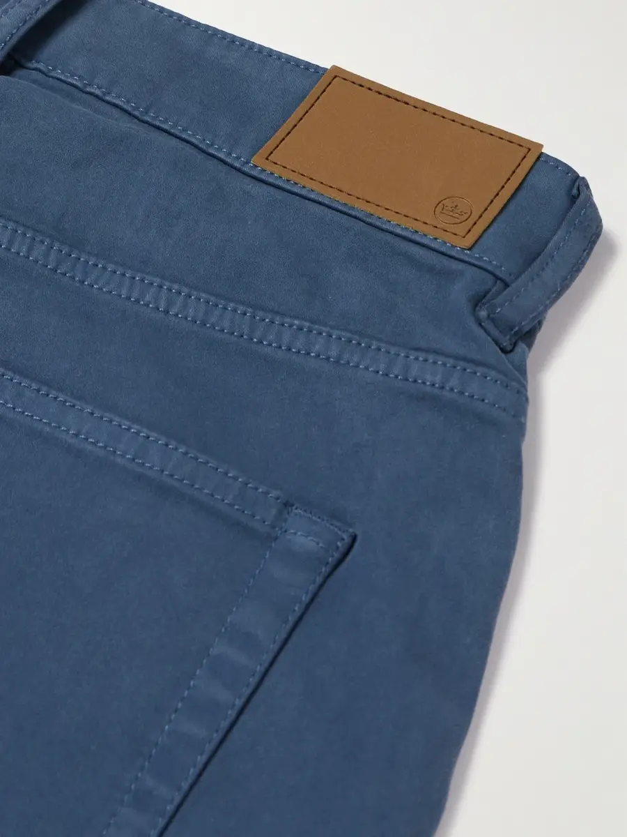 Peter Millar Slim-Fit Straight-Leg Cotton-Blend Sateen Trousers - Men | Thumbnail 4 Peter Millar Slim-Fit Straight-Leg Cotton-Blend Sateen Trousers - Men | Thumbnail 4