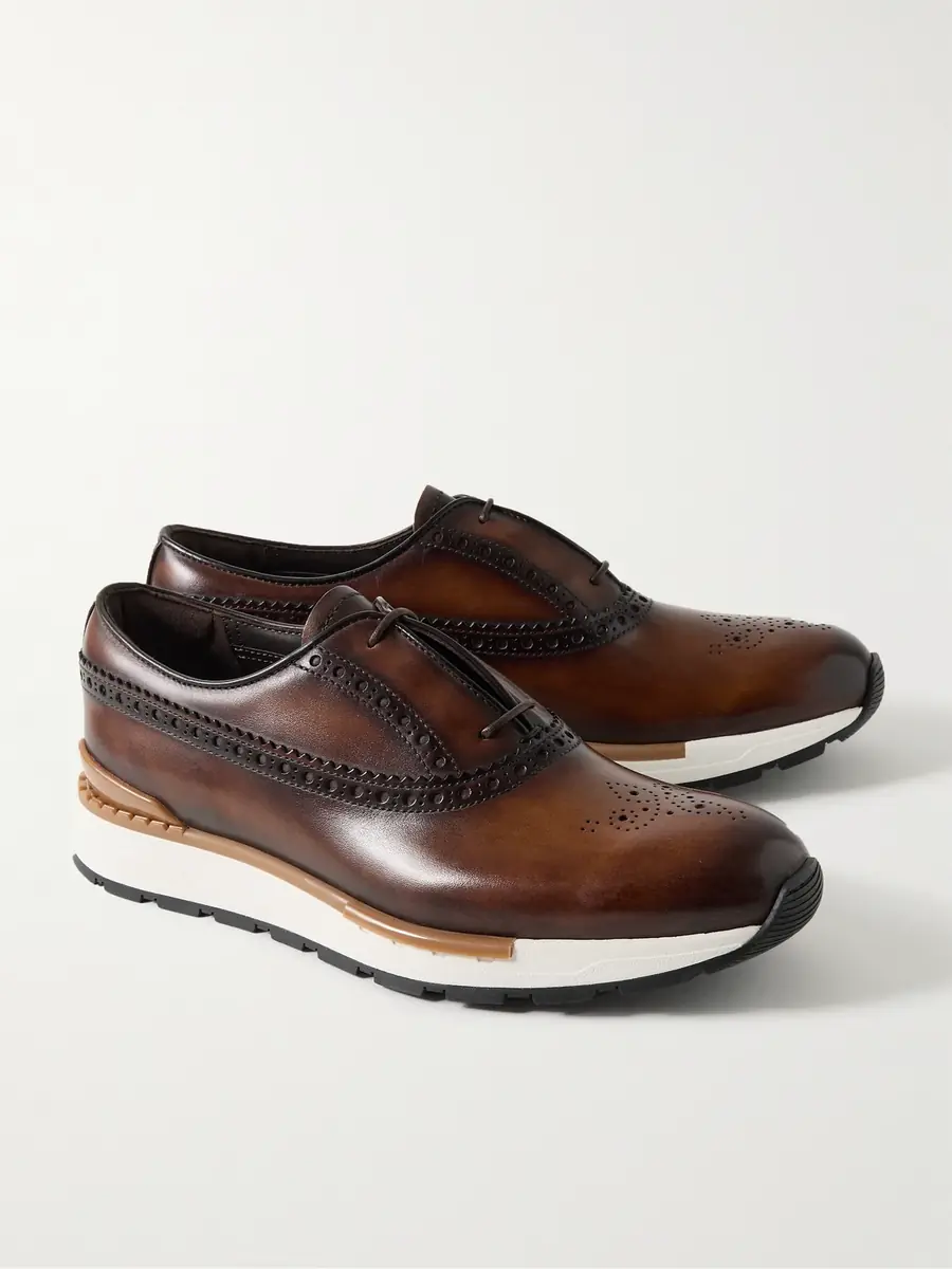 Berluti Fast Track Venezia Leather Sneakers - Men | Thumbnail 4 Berluti Fast Track Venezia Leather Sneakers - Men | Thumbnail 4