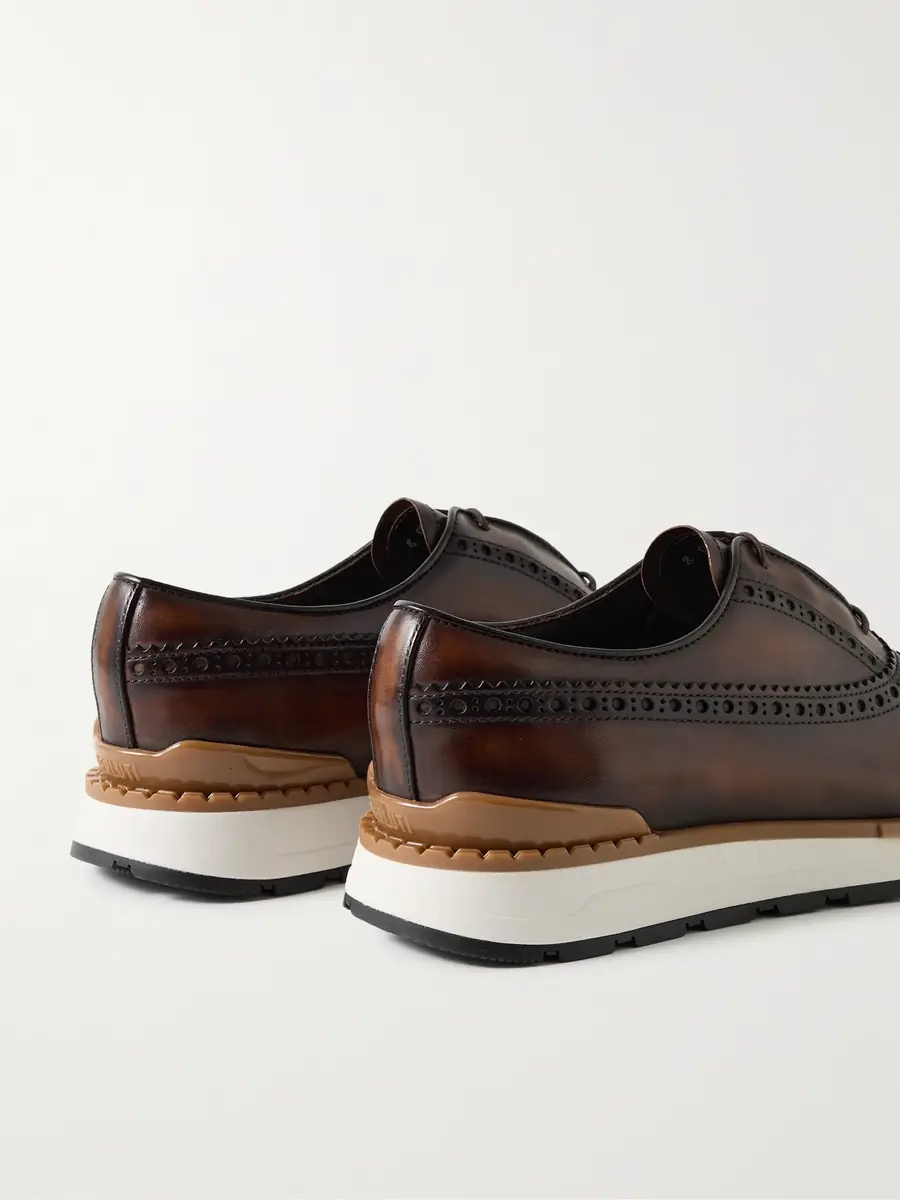 Berluti Fast Track Venezia Leather Sneakers - Men | Thumbnail 5 Berluti Fast Track Venezia Leather Sneakers - Men | Thumbnail 5