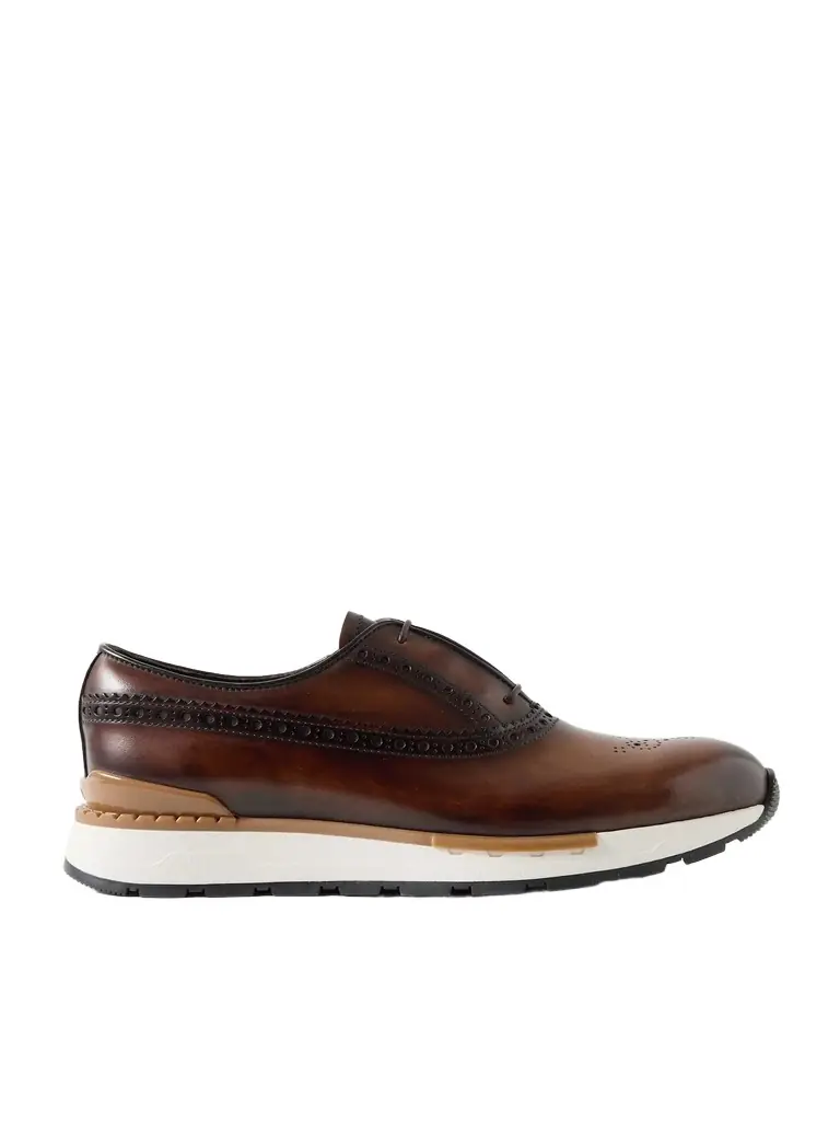 Berluti Fast Track Venezia Leather Sneakers - Men | Image 1 Berluti Fast Track Venezia Leather Sneakers - Men | Image 1
