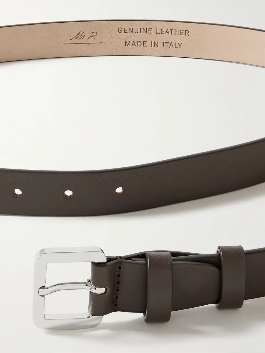 MR P. 2.5cm Leather Belt - Men | Thumbnail 3