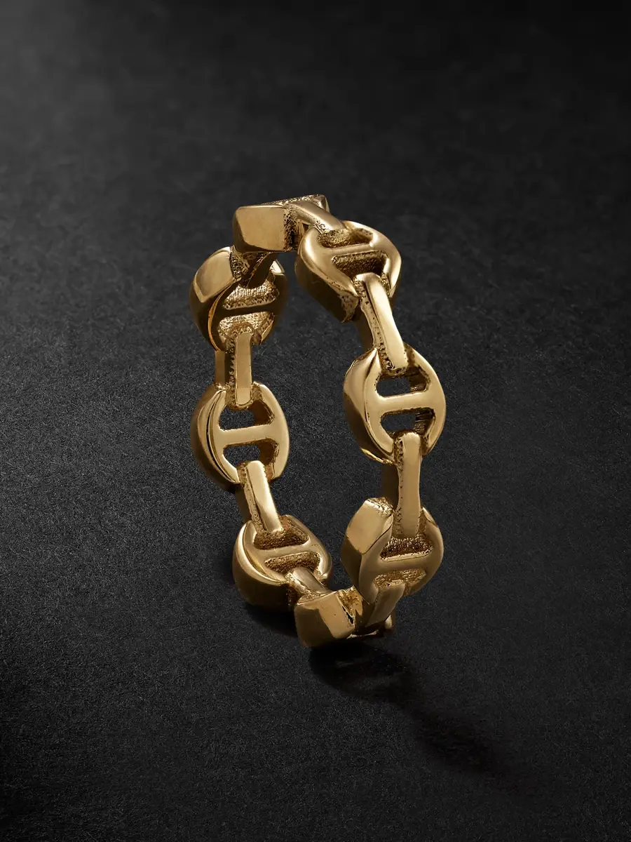Hoorsenbuhs Dame Tri-Link 18-Karat Gold Pendant - Men | Thumbnail 3