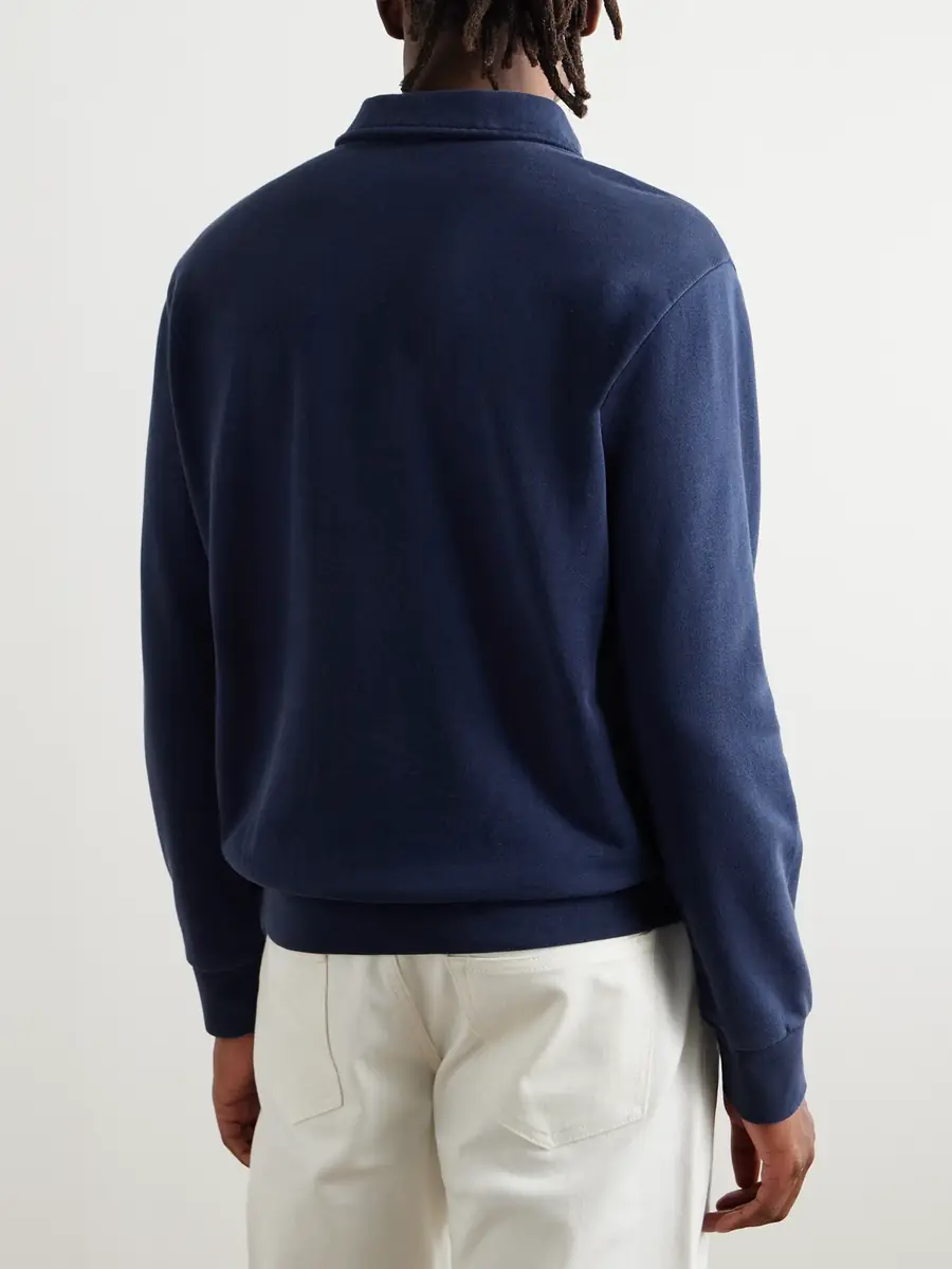 Polo Ralph Lauren Logo-Embroidered Cotton-Jersey Sweatshirt - Men | Thumbnail 4