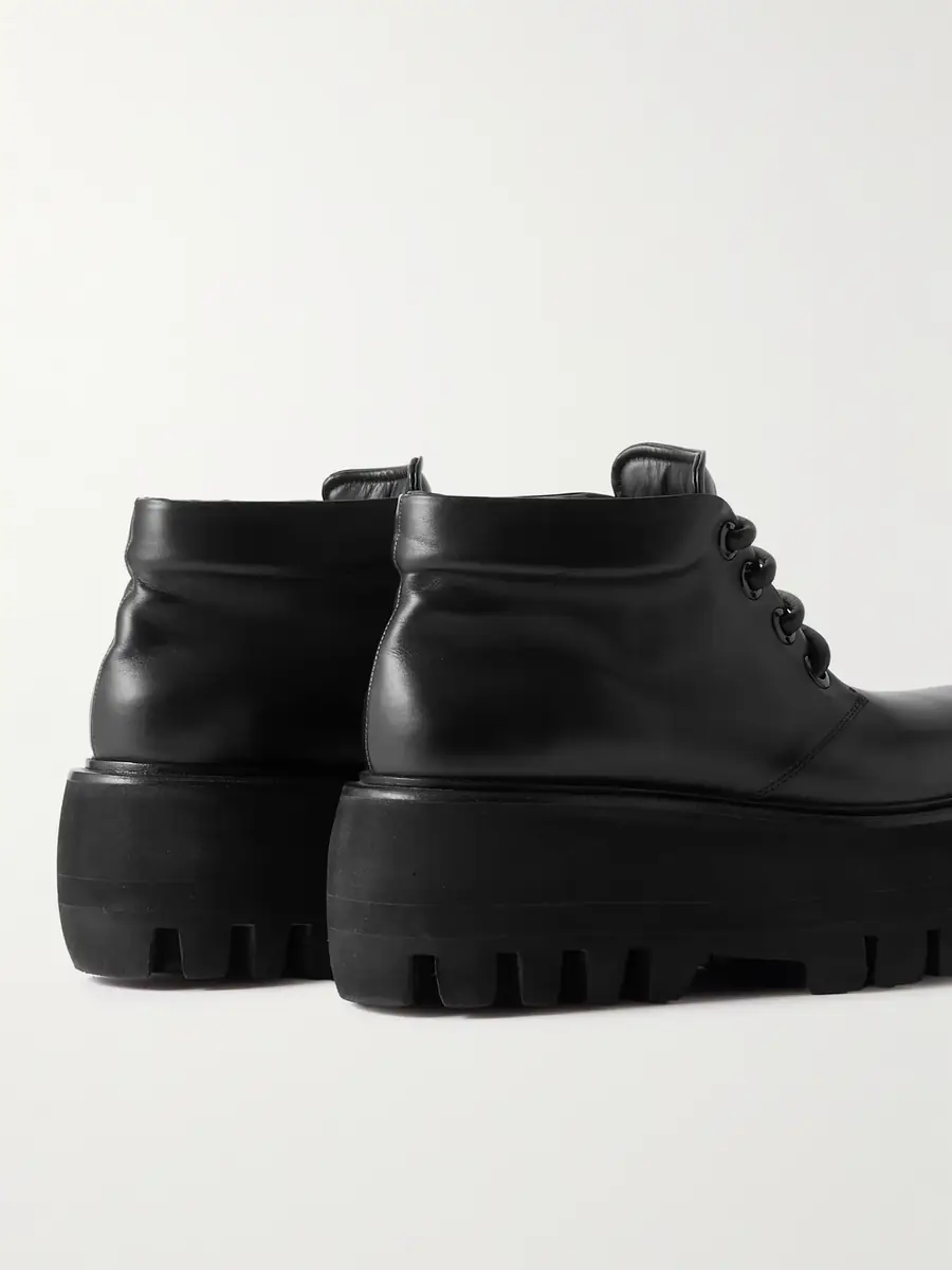 Alexander McQueen Leather Ankle Boots - Men | Thumbnail 5 Alexander McQueen Leather Ankle Boots - Men | Thumbnail 5
