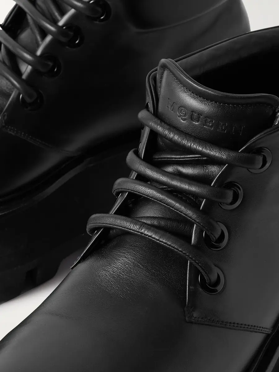 Alexander McQueen Leather Ankle Boots - Men | Thumbnail 6 Alexander McQueen Leather Ankle Boots - Men | Thumbnail 6