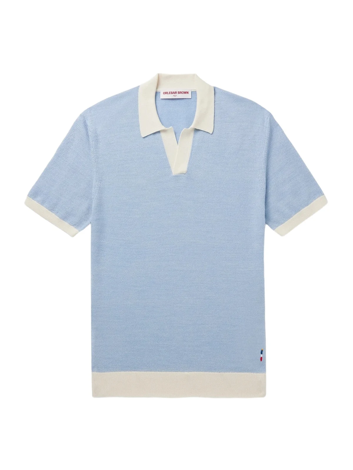Horton Slim-Fit Wool and Cotton-Blend Polo Shirt - Men Horton Slim-Fit Wool and Cotton-Blend Polo Shirt - Men