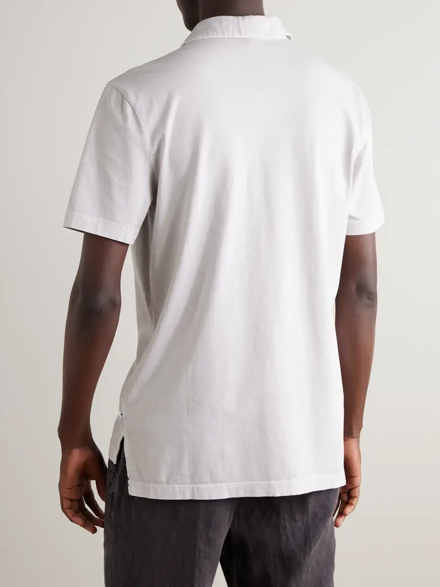 James Perse Cotton-Jersey Polo Shirt - Men | Thumbnail 3