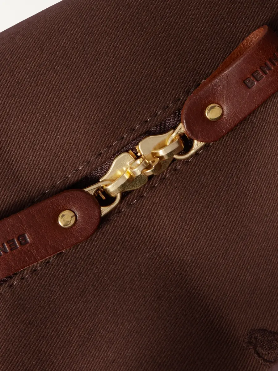 Bennett Winch Weekender Leather-Trimmed Cotton-Canvas Holdall - Men | Thumbnail 4