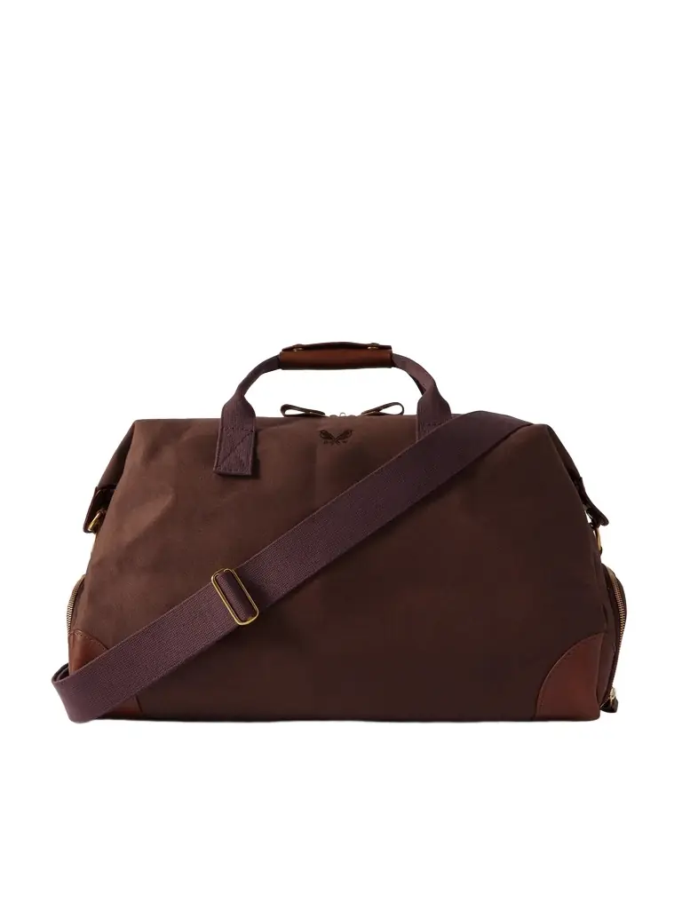 Bennett Winch Weekender Leather-Trimmed Cotton-Canvas Holdall - Men | Image 1 Bennett Winch Weekender Leather-Trimmed Cotton-Canvas Holdall - Men | Image 1