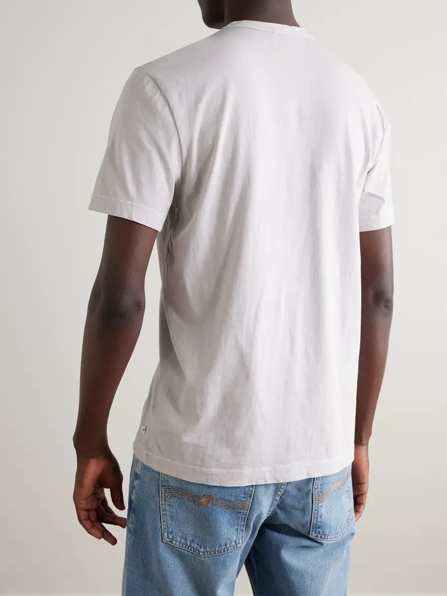 James Perse Combed Cotton-Jersey T-Shirt - Men | Thumbnail 4