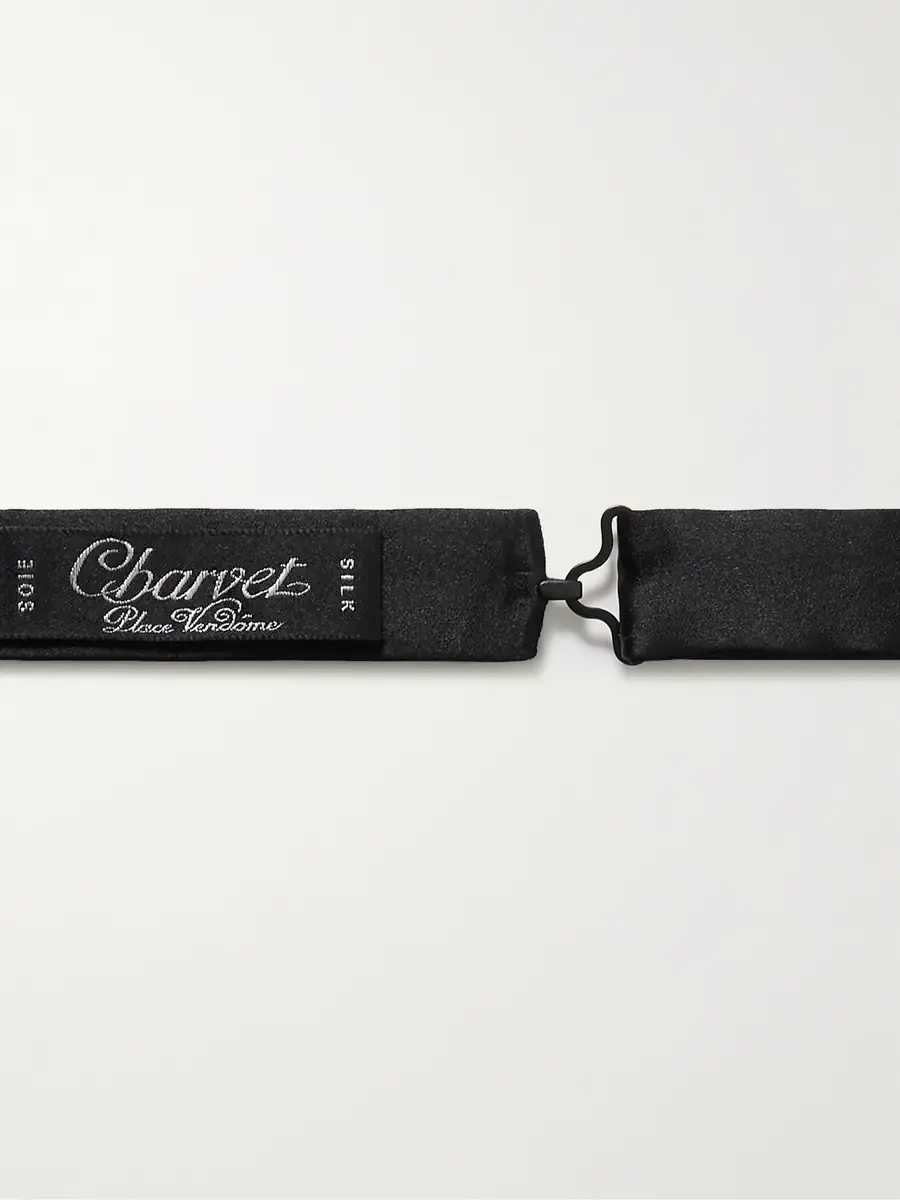 Charvet Pre-Tied Silk-Satin Bow Tie - Men | Thumbnail 3 Charvet Pre-Tied Silk-Satin Bow Tie - Men | Thumbnail 3