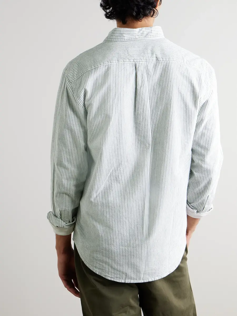 Portuguese Flannel Button-Down Collar Brushed-Cotton Oxford Shirt - Men | Thumbnail 3 Portuguese Flannel Button-Down Collar Brushed-Cotton Oxford Shirt - Men | Thumbnail 3