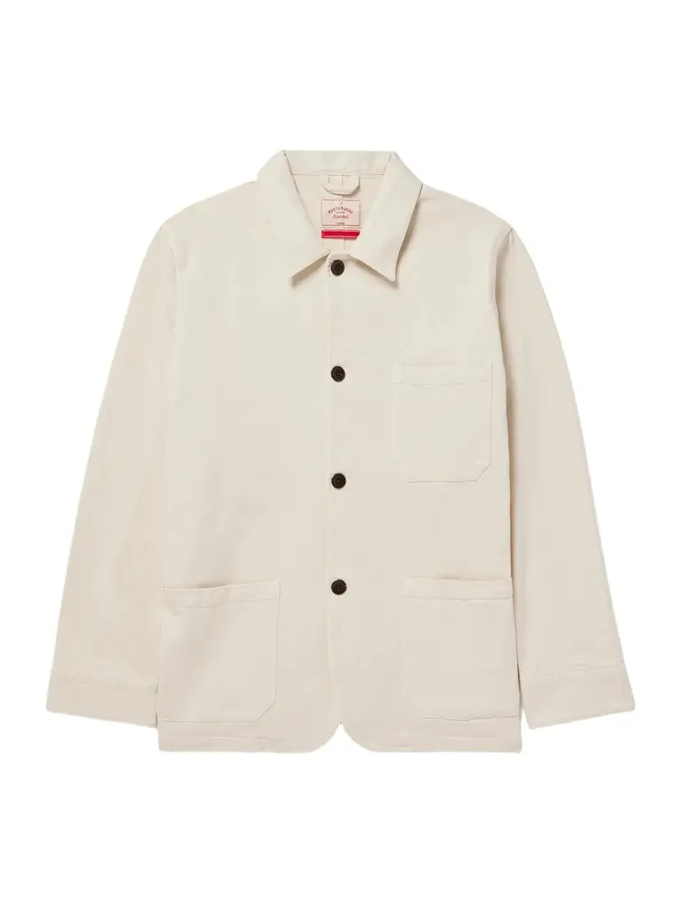 Portuguese Flannel Labura Stretch-Cotton Twill Overshirt - Men