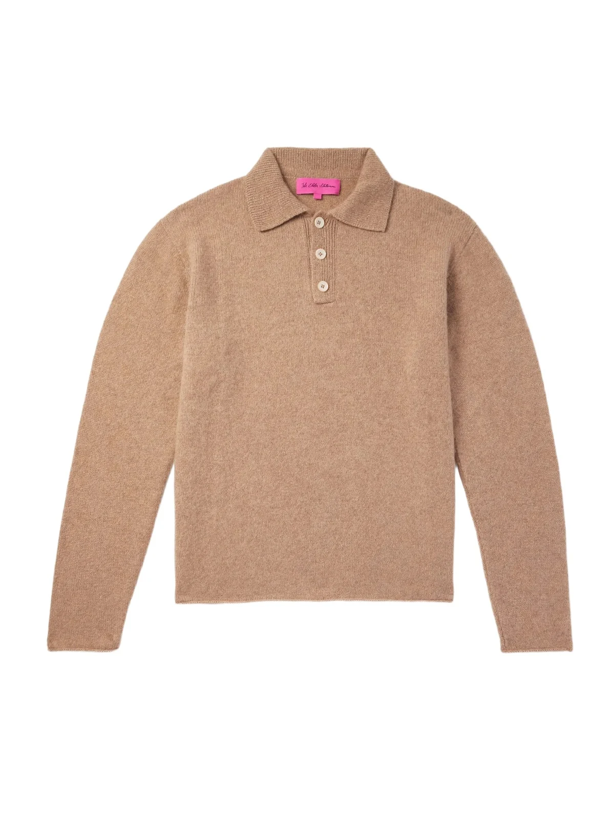 Brushed-Cashmere Polo Shirt - Men Brushed-Cashmere Polo Shirt - Men