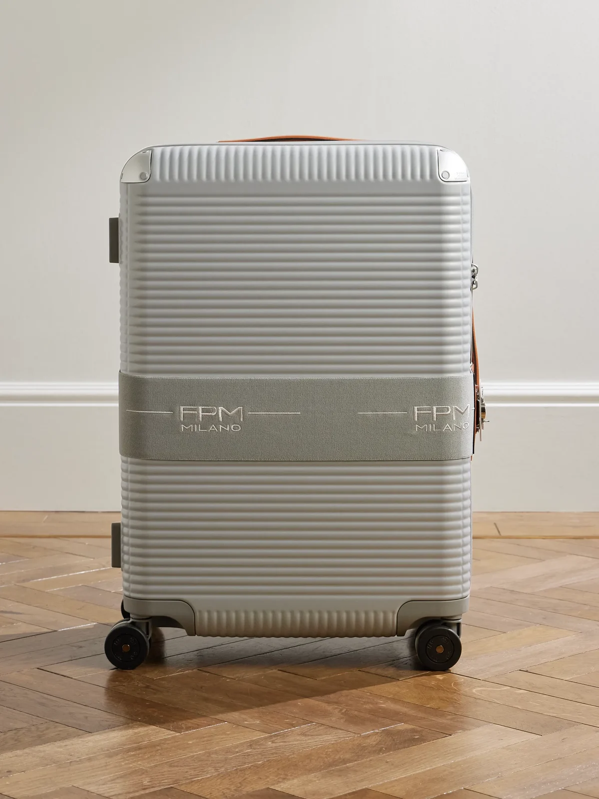 FPM Milano Bank Zip Deluxe 68cm Leather-Trimmed Polycarbonate Spinner Suitcase - Men