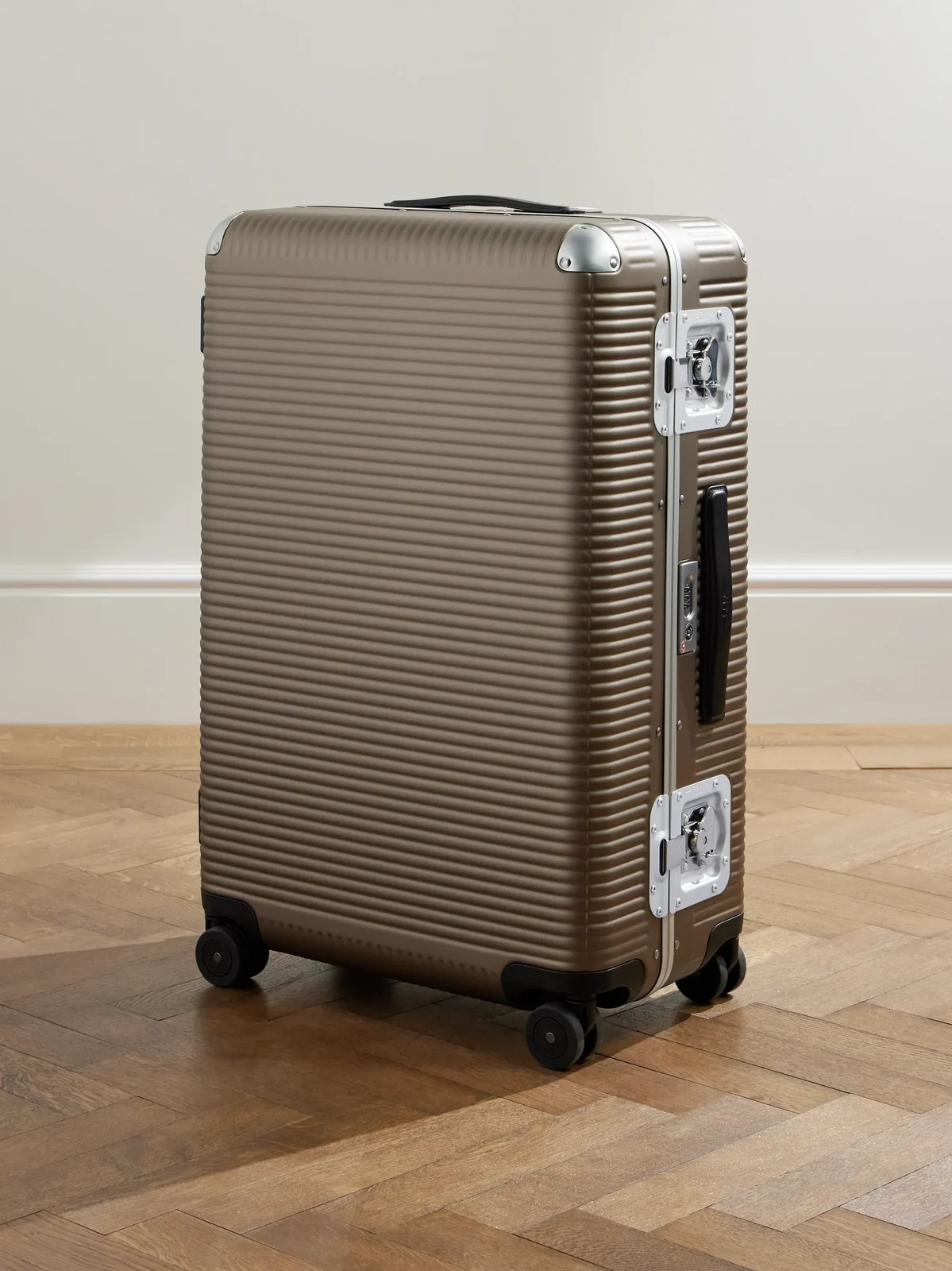 FPM Milano Bank Light Spinner 76cm Leather and Aluminium-Trimmed Makrolon® Polycarbonate Suitcase - Men