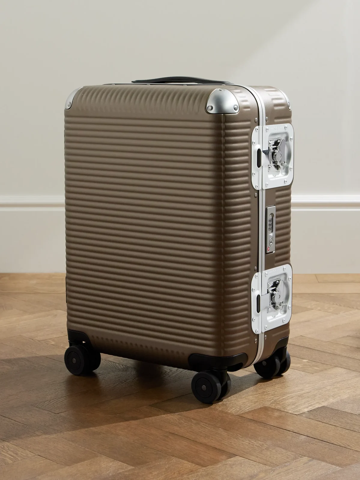 FPM Milano Bank Spinner 55cm Leather and Aluminium-Trimmed Makrolon® Polycarbonate Suitcase - Men