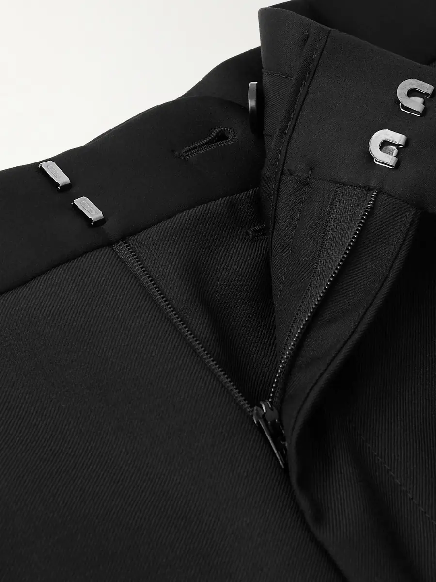 Zegna Straight-Leg Satin-Trimmed Wool and Mohair-Blend Tuxedo Trousers - Men | Thumbnail 5 Zegna Straight-Leg Satin-Trimmed Wool and Mohair-Blend Tuxedo Trousers - Men | Thumbnail 5