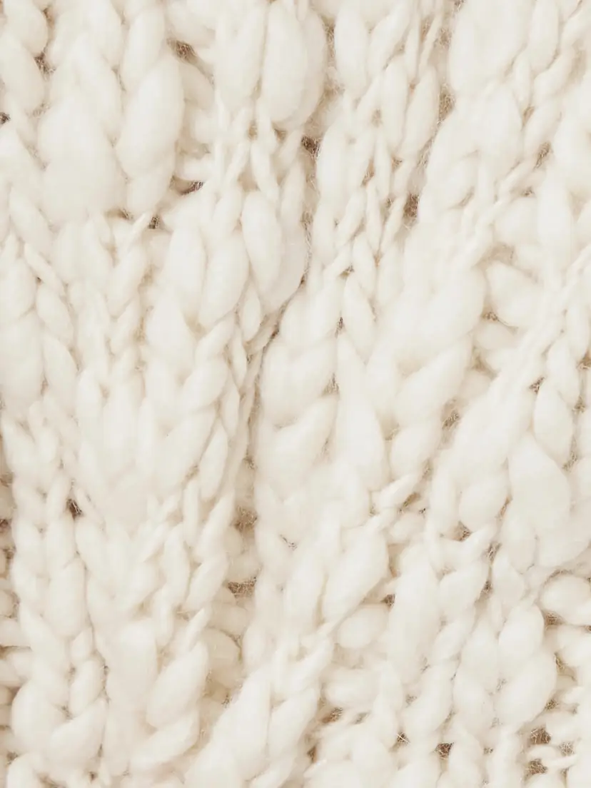 Chloé Ribbed Merino Wool And Silk-blend Turtleneck Sweater - x large | Thumbnail 4
