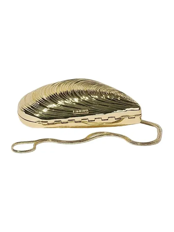 Women's Mini Bridget Oyster Shell Clutch