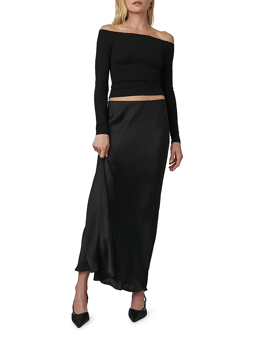 Joe's Jeans Women's The Devin Off-the-Shoulder Top | Thumbnail 2 Joe's Jeans Women's The Devin Off-the-Shoulder Top | Thumbnail 2