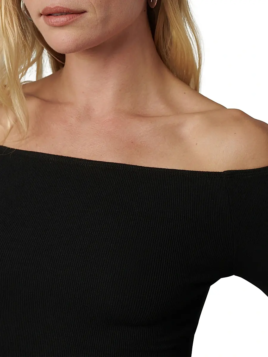 Joe's Jeans Women's The Devin Off-the-Shoulder Top | Thumbnail 6 Joe's Jeans Women's The Devin Off-the-Shoulder Top | Thumbnail 6