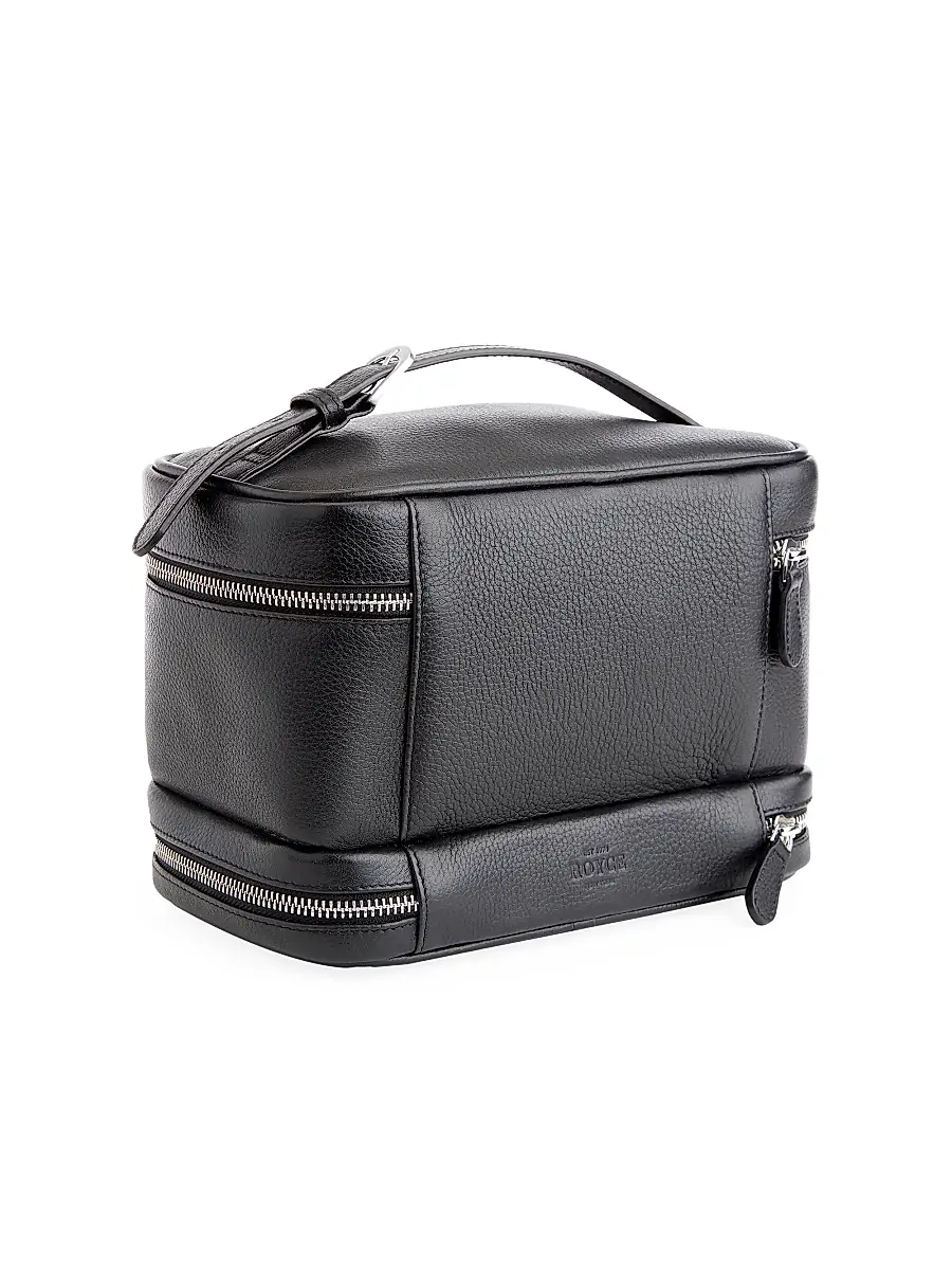 Royce New York Women's Makeup Bag Leather Train Case | Thumbnail 2