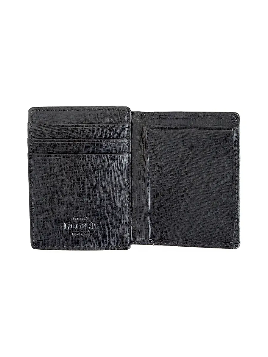 Royce New York Men's Leather Money Clip Wallet