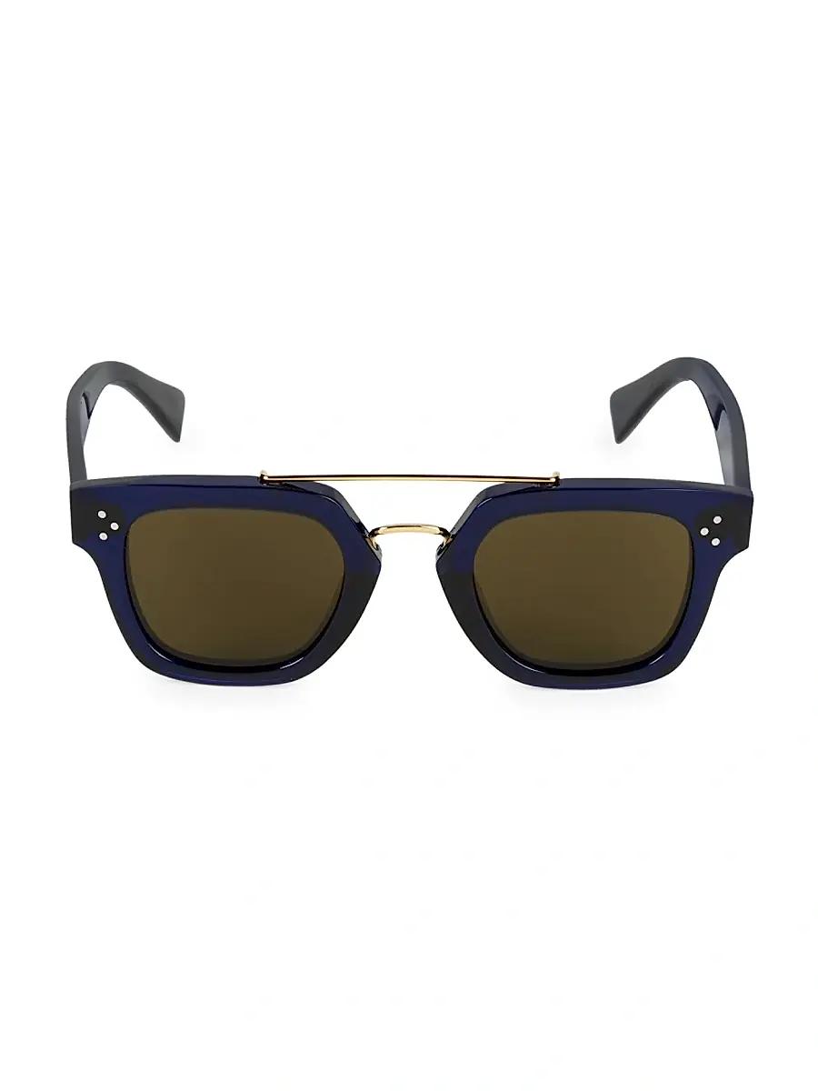 Celine Men's 47MM Plastic Square Sunglasses | Thumbnail 2