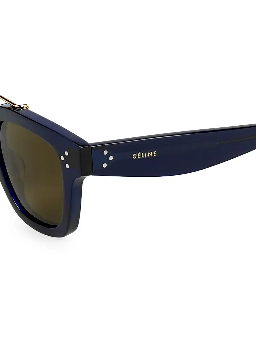 Celine Men's 47MM Plastic Square Sunglasses | Thumbnail 3