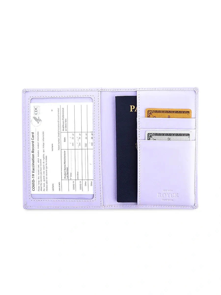 Royce New York Men's RFID-Blocking Vaccine Card Case | Thumbnail 2