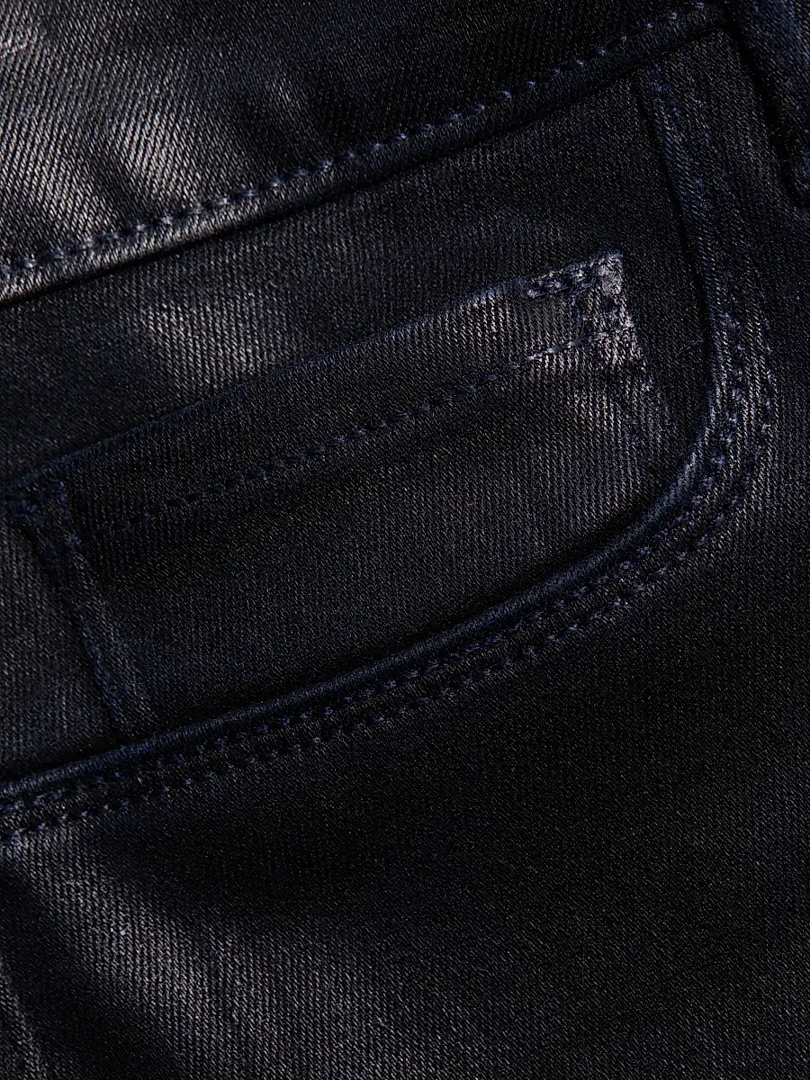 L'Agence Women's Ruth Coated High-Rise Straight Jeans | Thumbnail 7