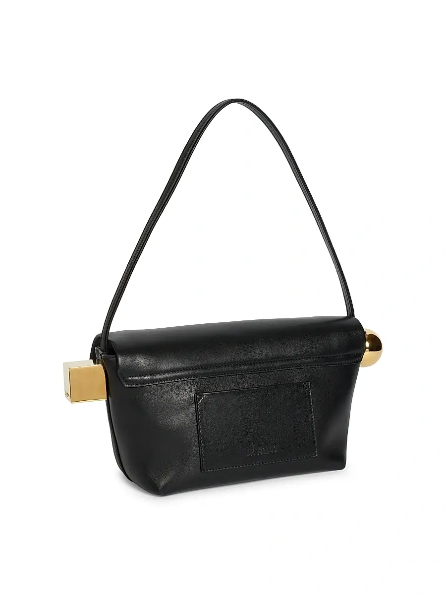 Jacquemus Women's Le Rond Carré Leather Shoulder Bag | Thumbnail 4 Jacquemus Women's Le Rond Carré Leather Shoulder Bag | Thumbnail 4