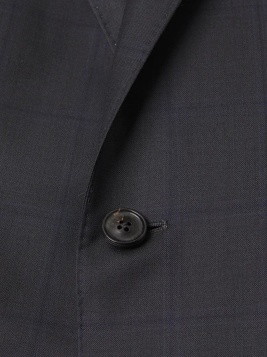 Canali Men's Windowpane Plaid Wool Suit - Charcoal | Thumbnail 6