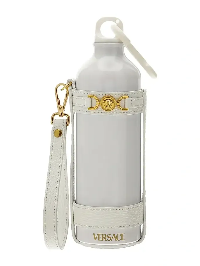 Versace Medusa '95 Water Bottle & Case - White